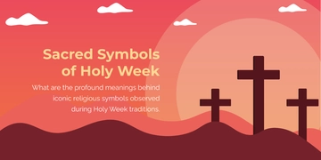 Free Holy Week Blog Banner Template to Edit Online