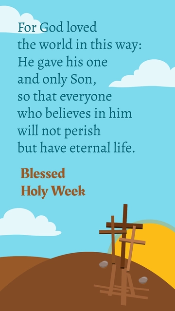 Free Holy Week Quote to Edit Online