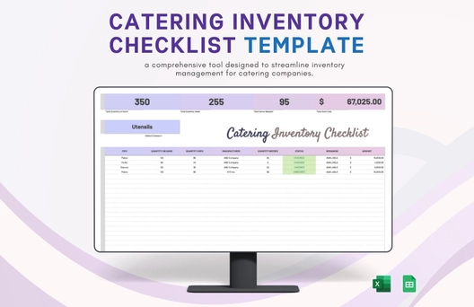 Catering Inventory Checklist Template