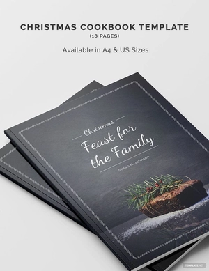 Christmas Cookbook Template