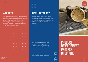 Free Product Development Process Brochure Template to Edit Online