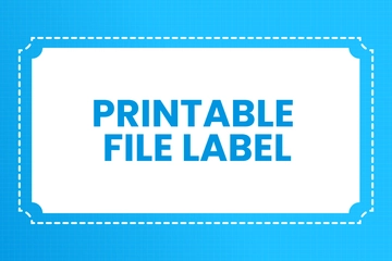 Free Printable File Label Template to Edit Online
