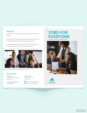 Placement Bi-Fold Brochure Template