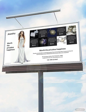 Jewelry Billboard Template