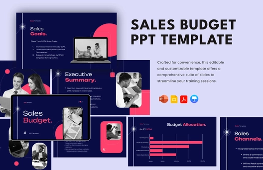 Sales Budget PPT Template