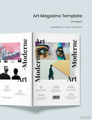 Modern Art Magazine Template