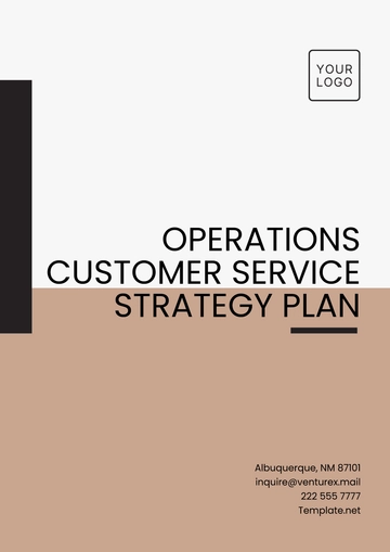 Free Operations Customer Service Strategy Plan Template to Edit Online
