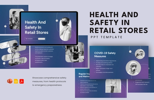 Health and Safety in Retail Stores PPT Template