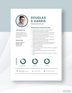 Purchasing Officer Resume