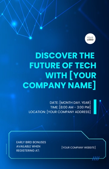 Free Startup Launch Event Poster Template to Edit Online