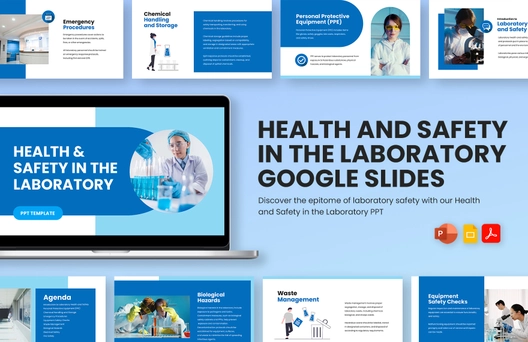 Health and Safety in the Laboratory Google Slides Template