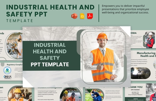 Industrial Health and Safety PPT Template