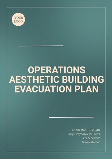 Free Operations Aesthetic Building Evacuation Plan Template to Edit Online