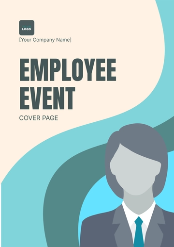 Free Employee Event Cover Page Template to Edit Online