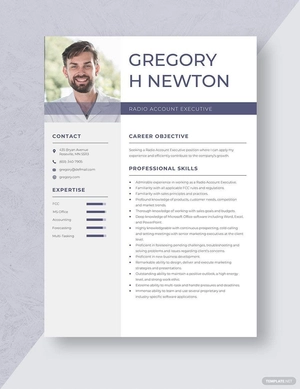 Radio Account Executive Resume
