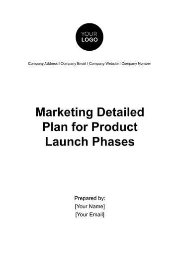 Free Marketing Detailed Plan for Product Launch Phases Template to Edit Online