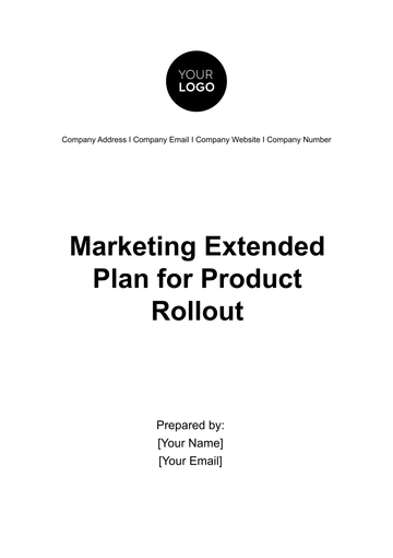 Free Marketing Extended Plan for Product Rollout Template to Edit Online