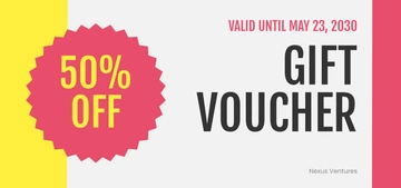 Free Blank Business Voucher Template to Edit Online