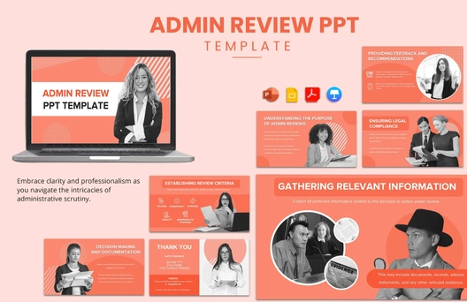 Admin Review PPT Template