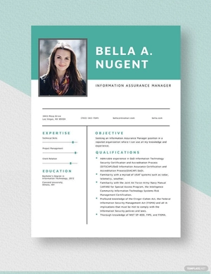 Information Assurance Manager Resume