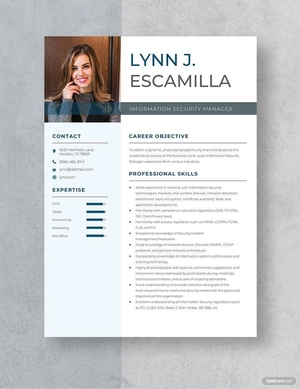 Information Security Manager Resume