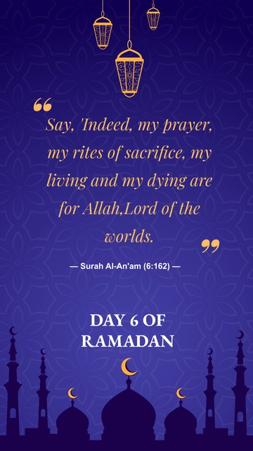 Free Ramadan Day 6 Quote Template to Edit Online Free Ramadan Day 6 Quote Template to Edit Online