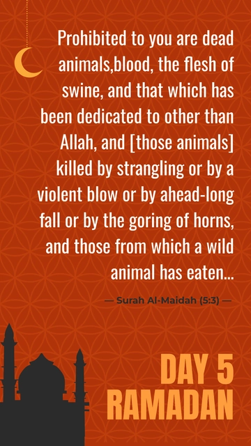 Free Ramadan Day 5 Quote Template to Edit Online Free Ramadan Day 5 Quote Template to Edit Online