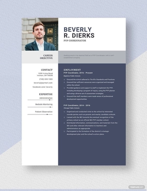 PYP Coordinator Resume