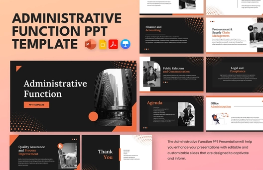 Administrative Function PPT Template