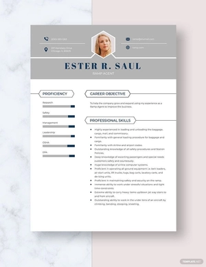 Ramp Agent Resume