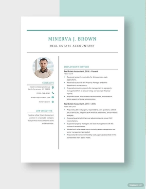 Real Estate Accountant Resume