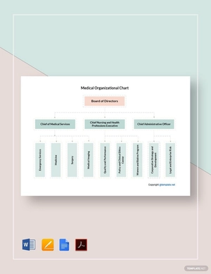 Medical Organizational Chart Template