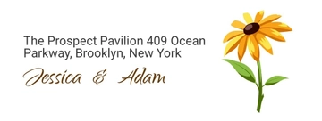 Free Fall Wedding Address Labels Card Template to Edit Online