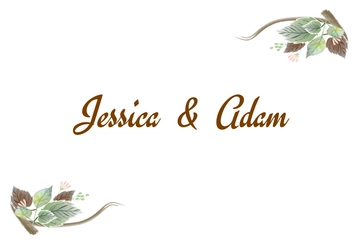Free Fall Wedding Place Card Template to Edit Online