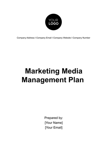 Free Marketing Media Management Plan Template to Edit Online