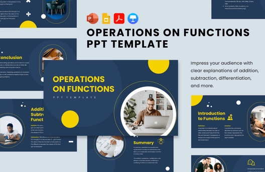 Operations on Functions PPT Template