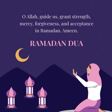 Free Ramadan Dua Template to Edit Online