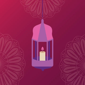Free Ramadan Kareem Lantern Template Clipart to Edit Online