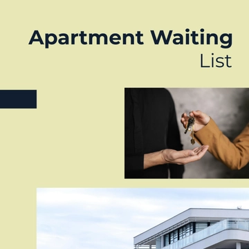Free Apartment Waiting List Template to Edit Online