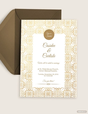 Thangam Wedding Invitation Template