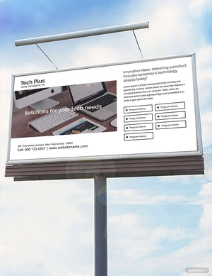 Startup Business Billboard Template