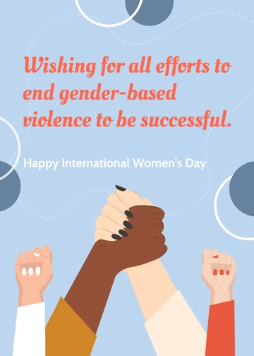 Free International Women's Day 2024 Wishes Template to Edit Online