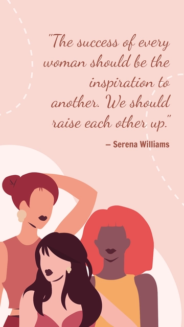 Free Women's Day 2024 Quotes Template to Edit Online