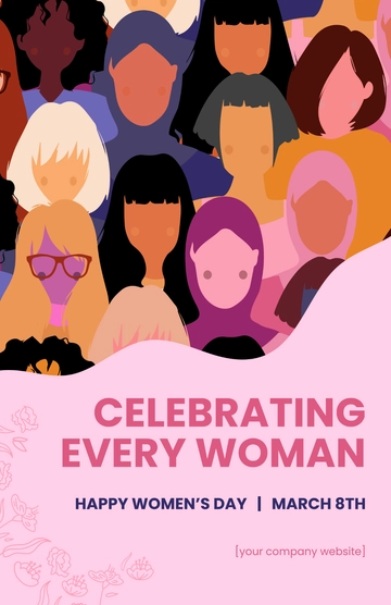 Free International Women???s Day Creative Poster Template to Edit Online