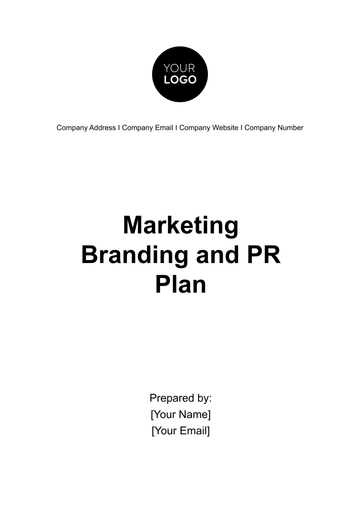 Free Marketing Branding and PR Plan Template to Edit Online