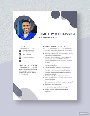 Log Grader and Scaler Resume