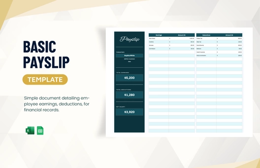 Basic Payslip Template
