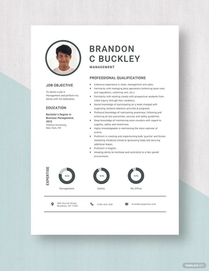 Management Resume