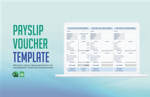 Payslip Voucher Template