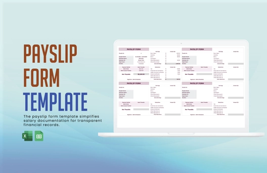 Payslip Form Template